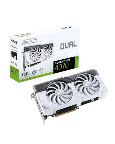 ASUS Dual RTX 4070 12GB OC GDDR6X – White