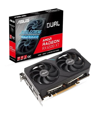 ASUS Dual RX 6500 XT 4GB OC Edition GDDR6