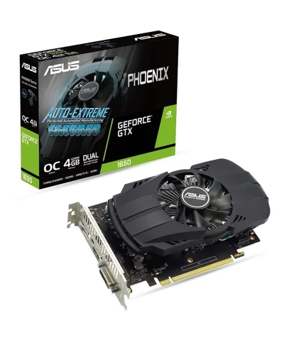 ASUS Phoenix GTX 1650 4GB OC Edition GDDR6 – PH-GTX1650-O4GD6-P-EVO