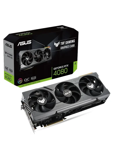 ASUS TUF RTX 4080 16GB OC Edition Gaming (PCIe 4.0), GDDR6X