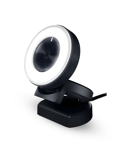 Razer Kiyo 1080p 30 FPS/720 p 60 FPS Streaming Webcam | with Adjustable Brightness Ring Light | Built-in Microphone and Advanced Autofocus