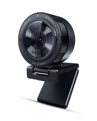 Razer Kiyo Pro Streaming Webcam | Full HD 1080p 60FPS | Adaptive Light Sensor | HDR-Enabled | Wide-Angle Lens with Adjustable FOV | Works with Zoom/Teams/Skype for Conferencing and Video Calling
