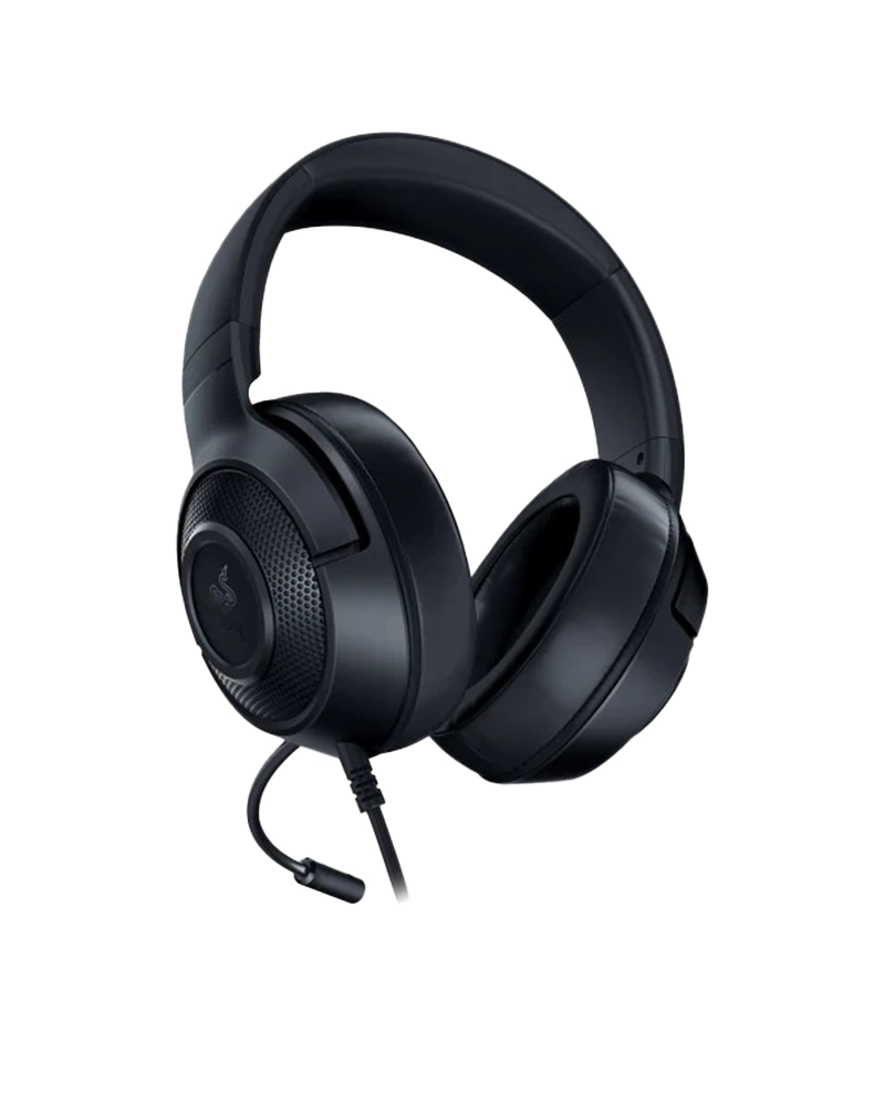 Razer Kraken X Lite Ultralight Gaming Headset: 7.1 Surround Sound – Lightweight Aluminum Frame – Bendable Cardioid Microphone – for PC, PS4, PS5, Switch, Xbox One, Xbox Series X & S, Mobile – Black