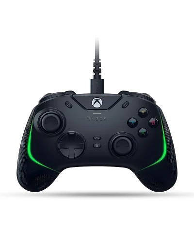 Razer Wolverine V2 Chroma Wired Gaming Controller for Xbox Series X: RGB Lighting – Remappable Front-Facing Buttons – Mecha-Tactile Action Buttons & D-Pad – Hair Trigger Mode w/Trigger Stop-Switches