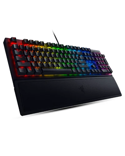 Razer Blackwidow V3 – Black – Mechanical Gaming Keyboard with Chroma RGB – Green Switch – Rz03-03540100-R3M1, Wired