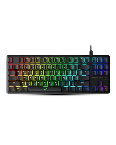 HyperX Alloy Origins 60 – Mechanical Gaming Keyboard | Ultra Compact 60% Form Factor | Double Shot PBT Keycaps | RGB LED Backlit | NGENUITY Software Compatible | Linear HyperX Red Switch | Black