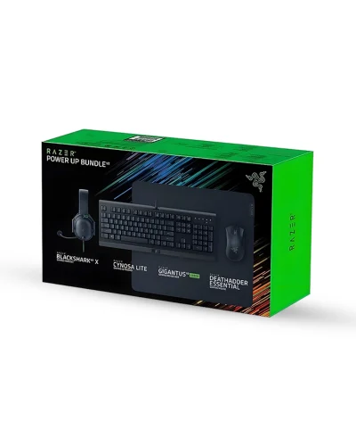 Razer Power Up Gaming Bundle V2 Black – Headset/Keyboard/Mouse/Mousemat