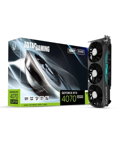 ZOTAC GAMING GeForce RTX 4070 SUPER Trinity Black Edition 12GB GDDR6X