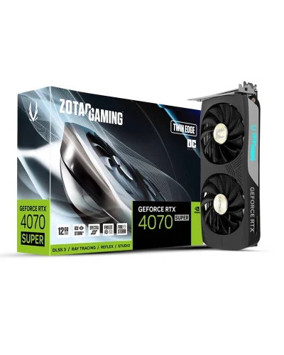 ZOTAC GAMING GeForce RTX 4070 SUPER Twin Edge OC 12GB GDDR6X